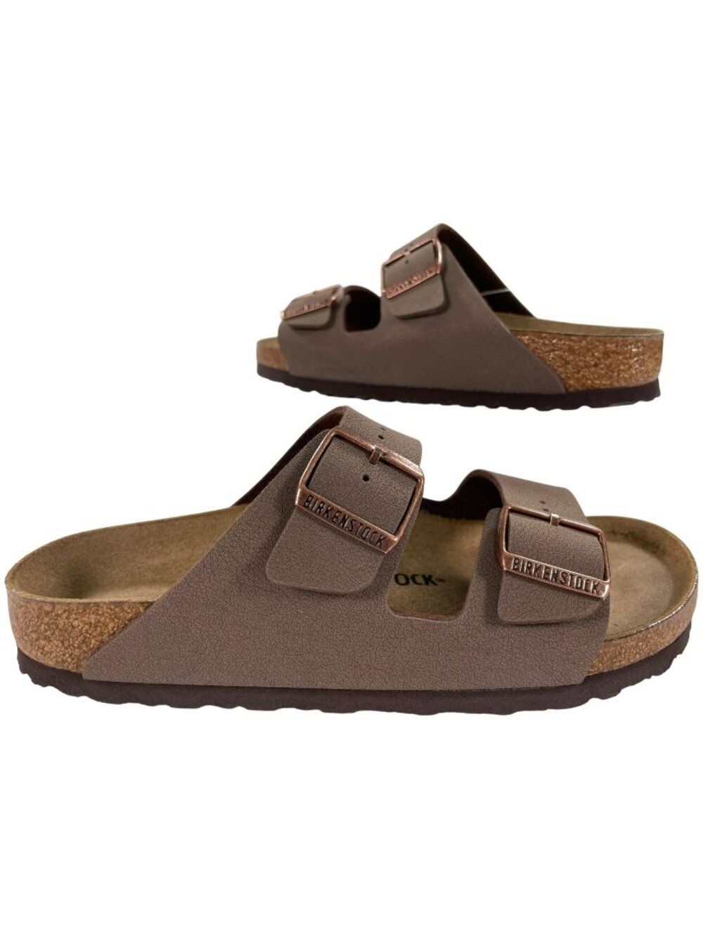 Birkenstock Arizona BS Mocca Narrow Fit Sandals Leather Men's Sz 9 Women's 7 NEW